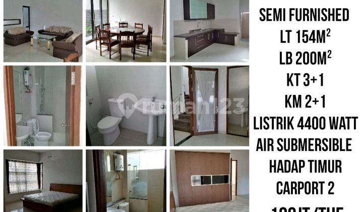 Rumah 2 Lantai Semi Furnished Daerah Peta Dekat Festlink 2