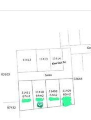 Dijual.kavling Tanah Lokasi Sangat Strategis 64m2 Shm Di Condet 2