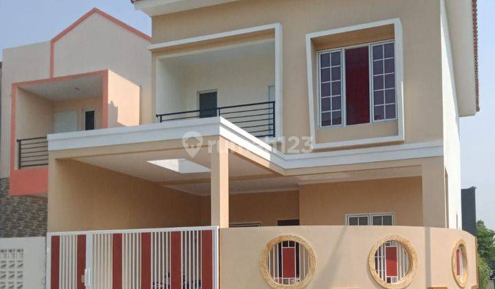 Dijual Cepat Rumah Baru Hoek Siap Huni 2 Lantai di Cluster Cattleya Banjar Wijaya 1