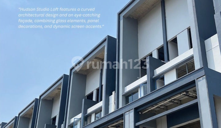 For Rent Ready-to-Use Shop House Hudson Studio Loft Gading Serpong Ready 4 Units