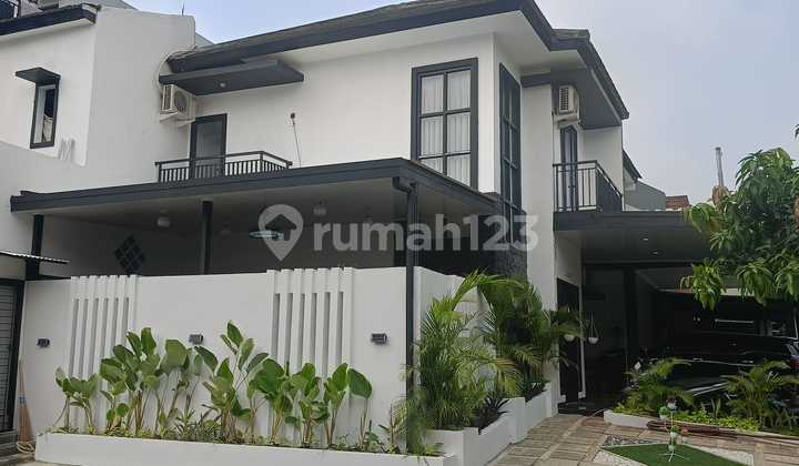 Dijual Rumah Hoek Semi Furnish 2 Lantai Di Kencana Loka Bsd