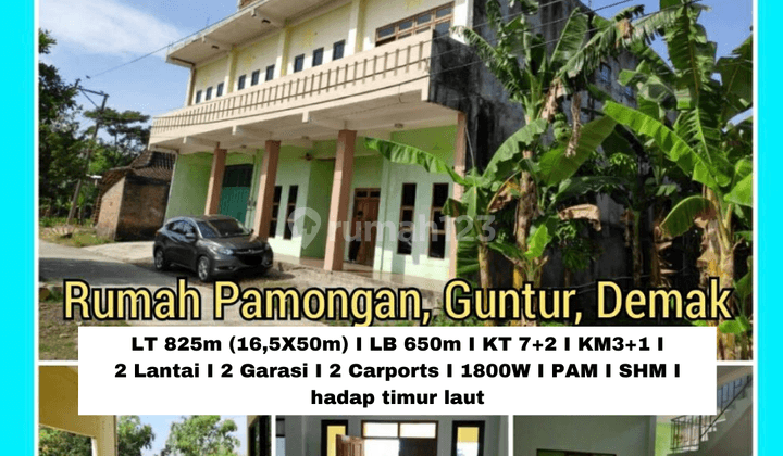 Rumah 2 Lantai SHM di Surodadi, Guntur, Demak 1