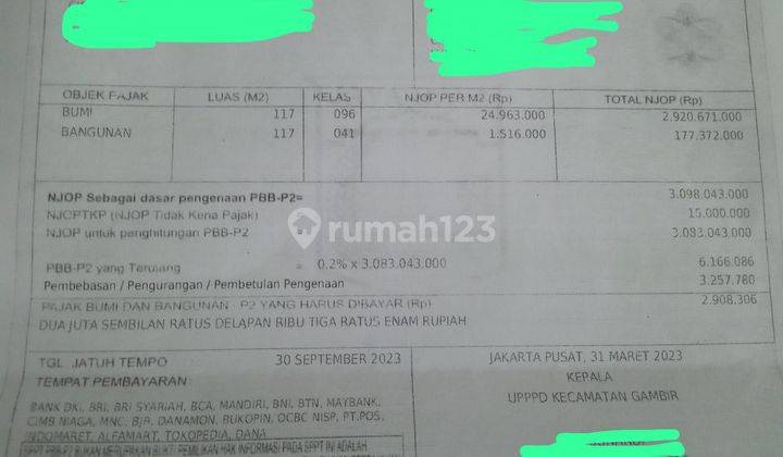 Rumah di Belakang Roxy Mas SHM Butuh Renovasi Barat 2