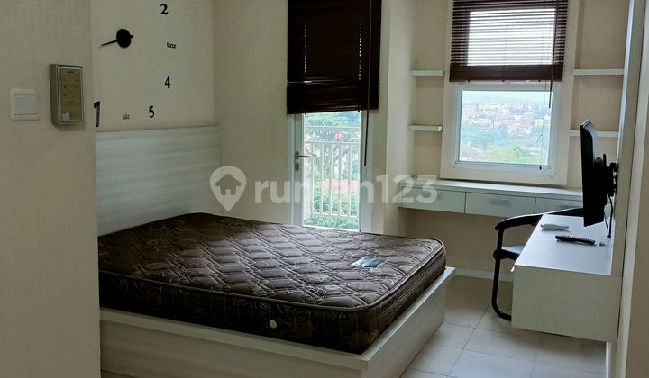 Parahyangan Residences studio apartment, move-in ready, mountain view.