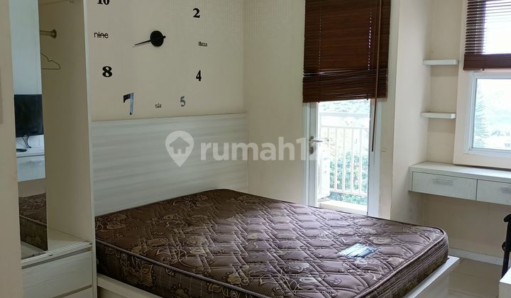 Parahyangan Residences studio apartment, move-in ready, mountain view.