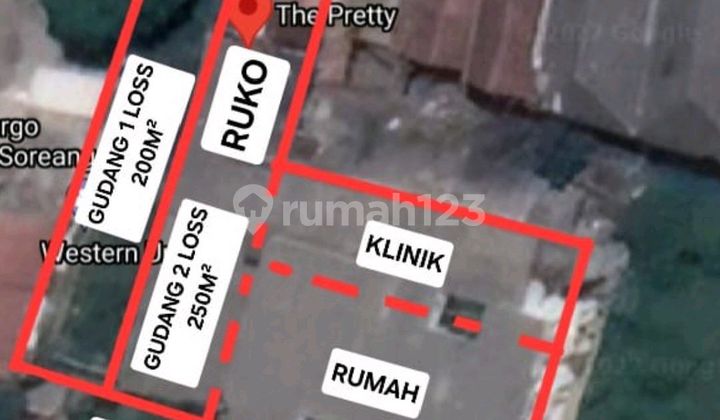 Shop House Land On Raya Warung Lobak Soreang Gandasari Bandung