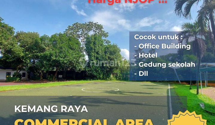 Rumah Atau Gedung Komersil Hitung Tanah Di Kemang Raya 1