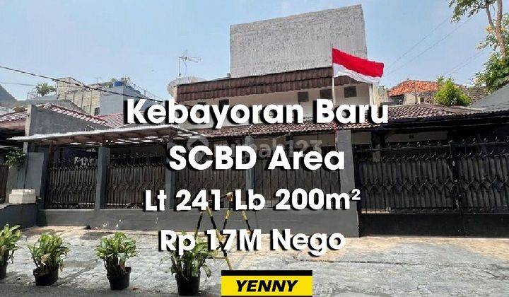 Dijual Jalan Ciniru Kebayoran Baru Scbd Area 1