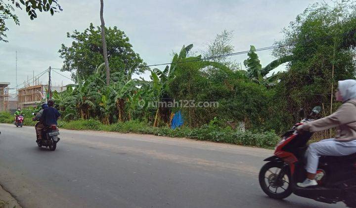 Tampak Muka 50 Meter Tanah Murah Pinggir Jalan Raya 2