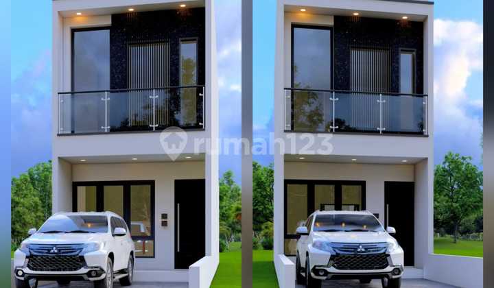 3 Units of Newly Built Houses Request Layout Green Ville West Jakarta 2