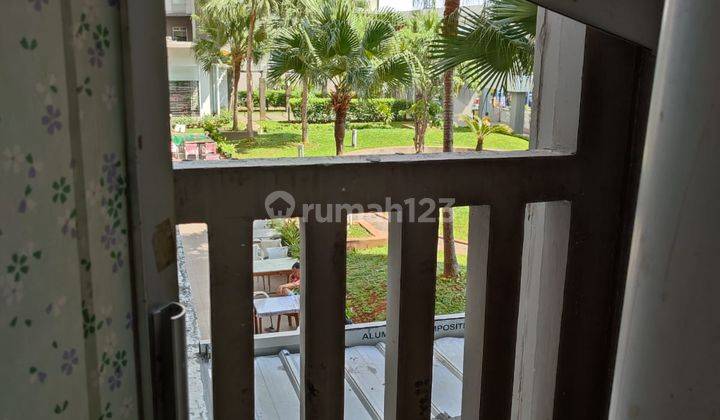 Apartemen Green Bay Studio Unfurnished View Garden  2