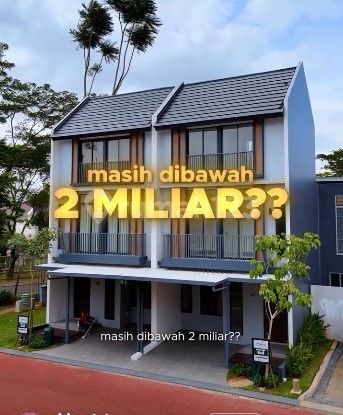Rumah Baru 3 Lantai Malibu Village 6 X 8 & 7 X 8 Start Cuma 1Man