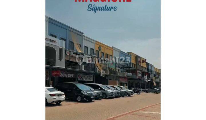 Ruko Terbatas Hadap Jalan Maggiore Signature Gading Serpong 1