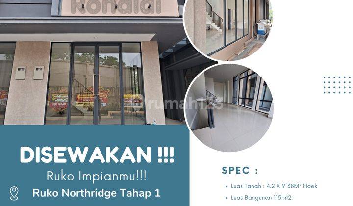 Disewakan Ruko 3lt Kota Bsd Northridge Super Strategis 2