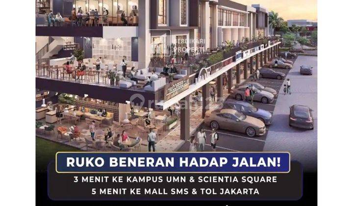 Ruko Langsung Hadap Jalan 5menit Ke Mall Sms & Tol Ruko Carson 2