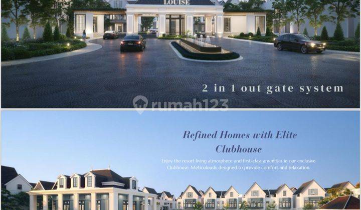 Rumah Cluster Louise Summarecon Serpong 3,6milyar  2