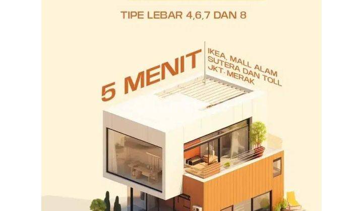 2 Lantai Alam Sutera 2 Dekat Toll Kunciran Serpong Dan Mall Ikea 1