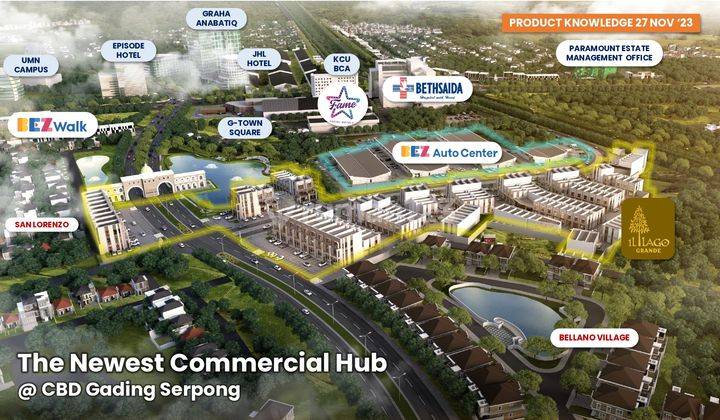 Ruko Illago Square Start 4man Commercial Premium Paramount Land 1