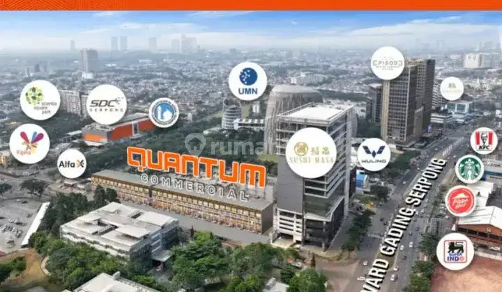 Ruko Quantum Gading Serpong Summarecon Dekat Sms Ruko Terakhir 4 Lantai 2