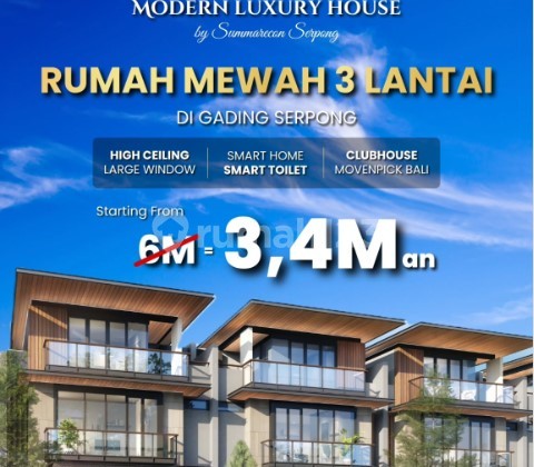 Rumah Terbaru Paling Best di Gading Serpong Finore Summarecon