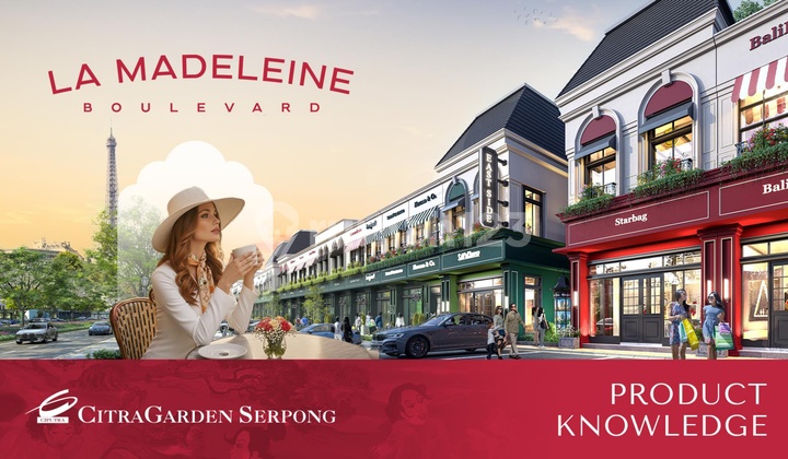 Ruko Cocok Untuk Bisnis & Kantor Premium La Madeleine Ruko 