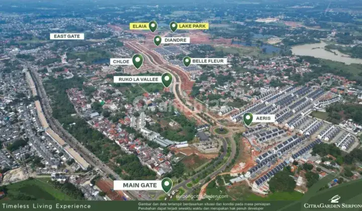 Rumah Lokasi Dekat Gading Serpong Elaia Citra Garden Serpong  2