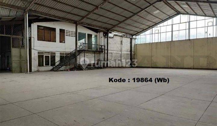 Kode : 19864 (Wb), Dijual/sewa gudang jatinegara, luas 1680 m2  1