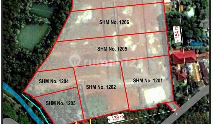 Tanah luas area cinere mas langka, harga murah 