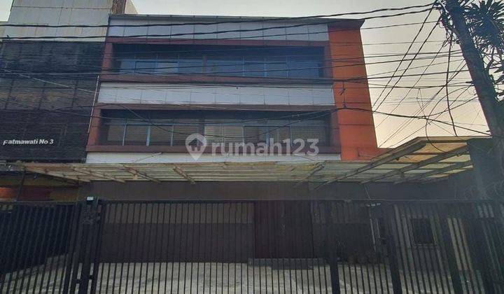 Fatmawati-Ruko 3,5lt lebar 14meter dekat st mrt Blok A