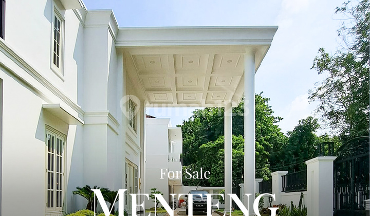 House in Menteng, Brand New American Classic Design in a Quiet & Green Area