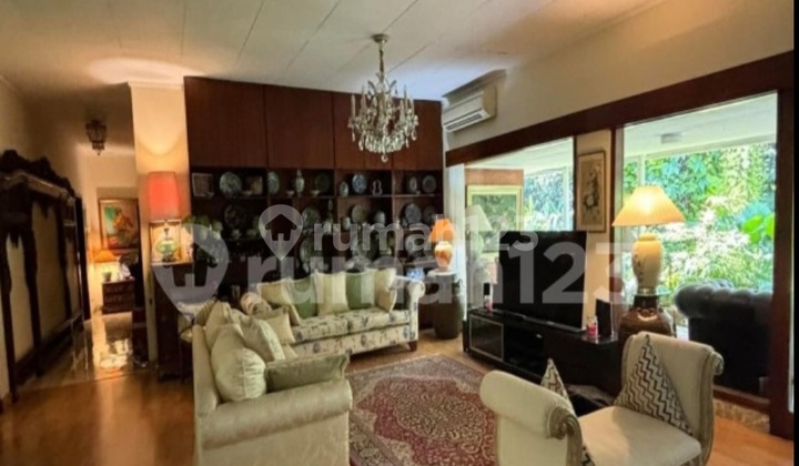 Asri House, Flood-Free with Spacious Garden in Bangka, Can Be Divided into Two 2