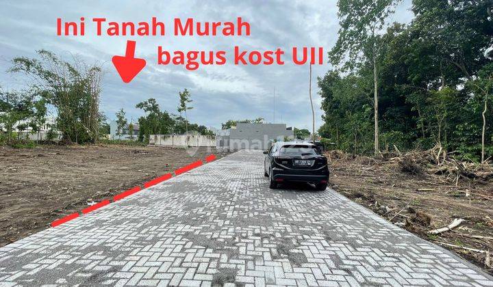 Harga Miring, Tanah Ring 1 Kampus Uii Jogja, SHM Pekarangan 1