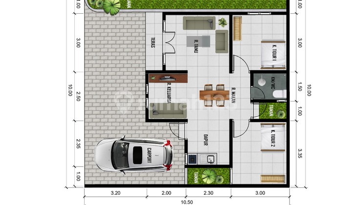 Rumah Murah Jogja 5 Menit Bandara YIA Wates, DP Kompromi