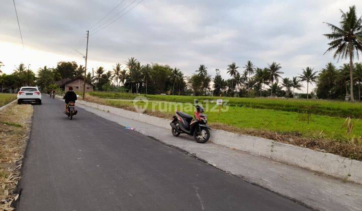 Tanah Pekarangan Magelang Jl Borobudur Dapat View Sawah 1