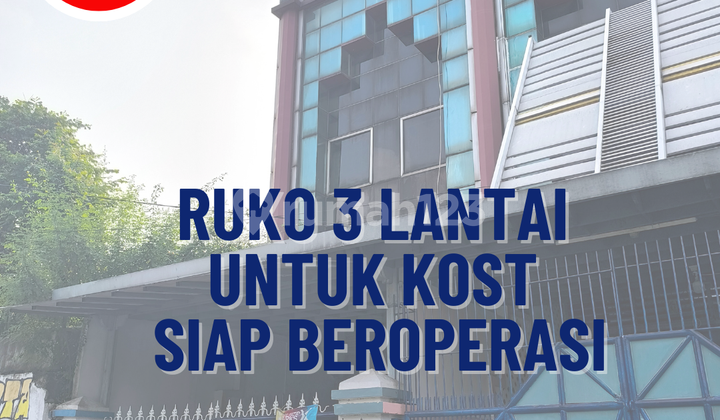 3-story ready-to-operate shop house for rent in West Cengkareng