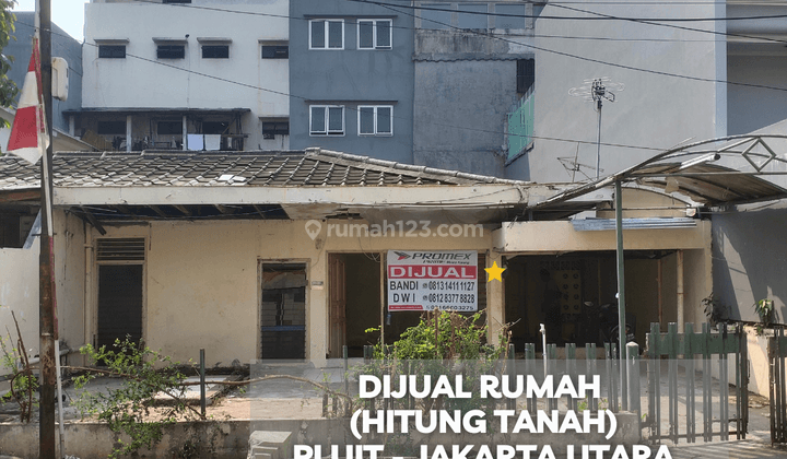 Rumah Tua Hitung Tanah di Pluit Murni