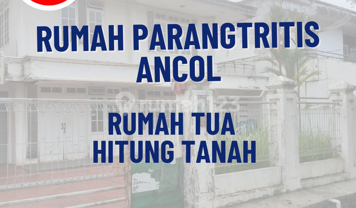 Rumah Tua Hitung Tanah di Parangtritis Ancol, Jakarta Utara