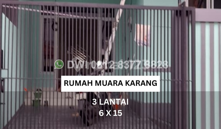 3-Story House in Muara Karang Ready to Occupy