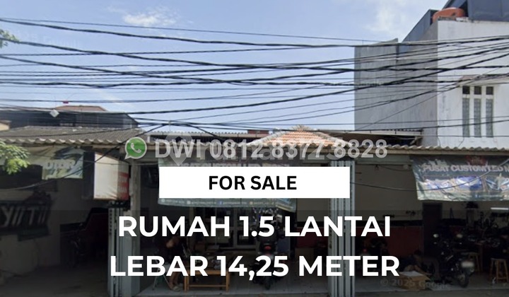 Hitung Tanah! Rumah Usaha Lebar 14M - Cocok Showroom/Bengkel/Kantor Ekspedisi/Klinik/Apotik 2