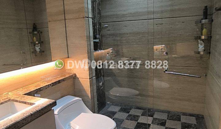 kamar mandi apartemen regatta full furnished dengan