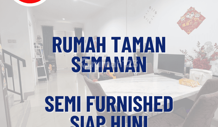 Rumah 2 Lantai Sudah Renovasi Semi Furnished Taman Semanan Indah, Jakarta Barat 1