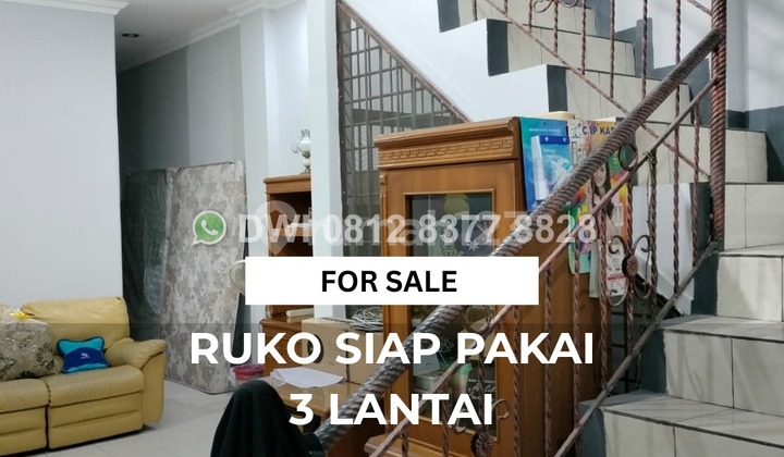 [Best Deal] Strategic 3-Story Shop House in Cengkareng - Beside Secondary Road & Flood-Free! 2