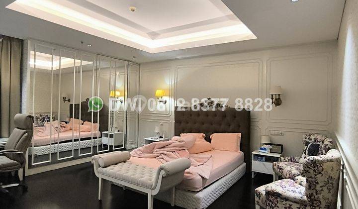 kamar tidur apartemen regatta full furnished dengan
