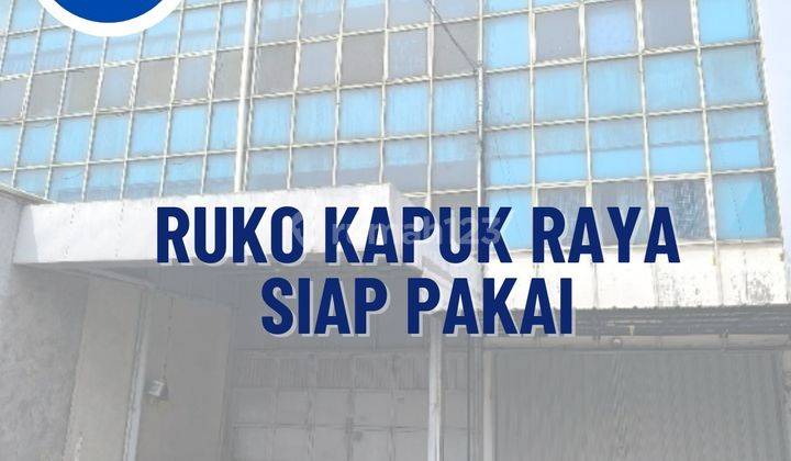 Ruko 4 lantai siap huni di Kapuk Raya 1