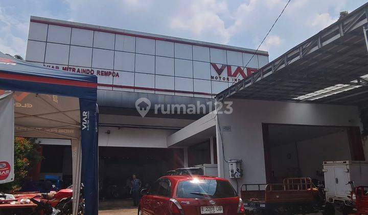 Ruko Showroom Motor di Jalan Utama Rempoa  1