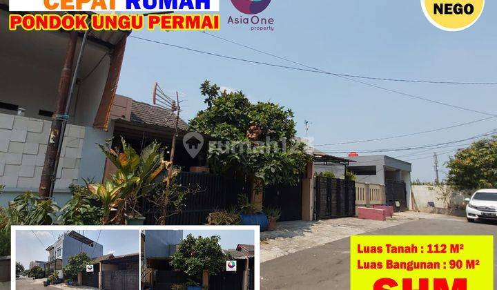 Rumah Dijual Cepat Murah Di Pondok Ungu Permai Bekasi 2