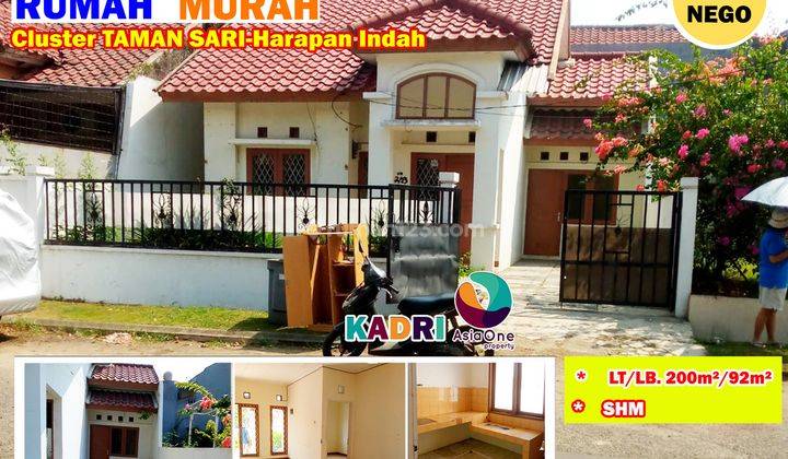 Rumah Murah Cluster Taman Sari , Kota Harapan Indah, Bekasi 1