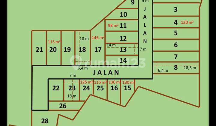 Affordable 120 M2 Land Plot in Ikip Duren Sawit Complex near Cipinang, East Jakarta