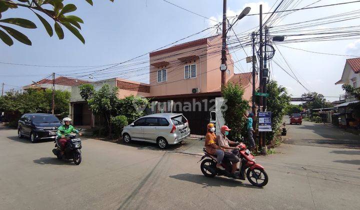 Rumah 2Lantai Hoek Bagus Strategis Murah di Perumnas Sukmajaya Depok Ii 1