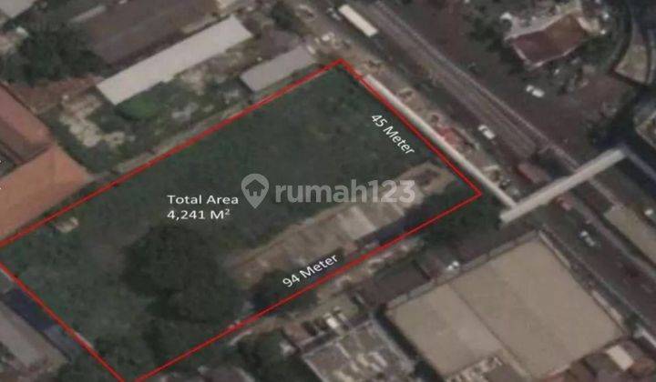 Tanah Komersil Bawah Njop di Senen Raya Jakarta Pusat, Luas 4.241 M2 2